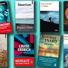 Collection de livres de poche Folio, dont "Veiller sur elle" et "L'orage qui vient".