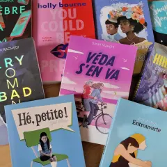 Le top 10 des livres pour adolescent : des couvertures colorées et intrigantes pour de nouvelles aventures.