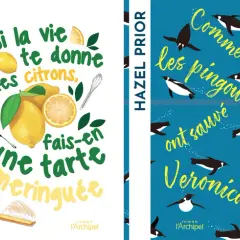 Quatre couvertures de livres : "Les indécis" d'Alex Daunel, "Si la vie te donne des citrons, fais-en une tarte meringuée" de Charlotte Léman, "Comment les pingouins ont sauvé Veronica" de Hazel Prior, et "Pas d'ombres sans lumière" de Dorothée Catoune....