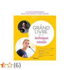 Le livre "Le Grand Livre de la technique vocale" d'Hervé Pata, guide indispensable pour la voix parlée et chantée, avec des conseils pour respirer, poser sa voix et rythmer son discours.