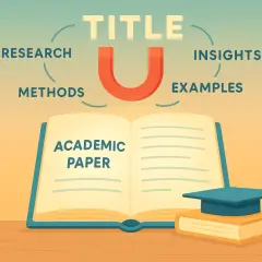 Une idée de titre pour un article académique : recherche, méthodes, exemples et aperçus attirés par un aimant en U.