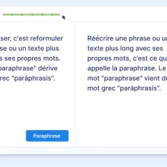 Explication de la paraphrase, une figure de style par répétition du mot, avec son origine grecque.