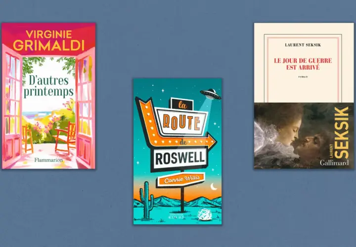 Une sélection de livres pour votre prochaine lecture : "D'autres printemps", "La Route de Roswell" et "Le Jour de Guerre est Arrivé".