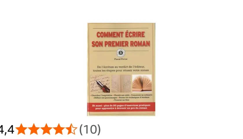 Guide pour écrire son premier roman et trouver un éditeur. Ce livre propose des conseils pour réussir son œuvre, de l'inspiration à la publication.