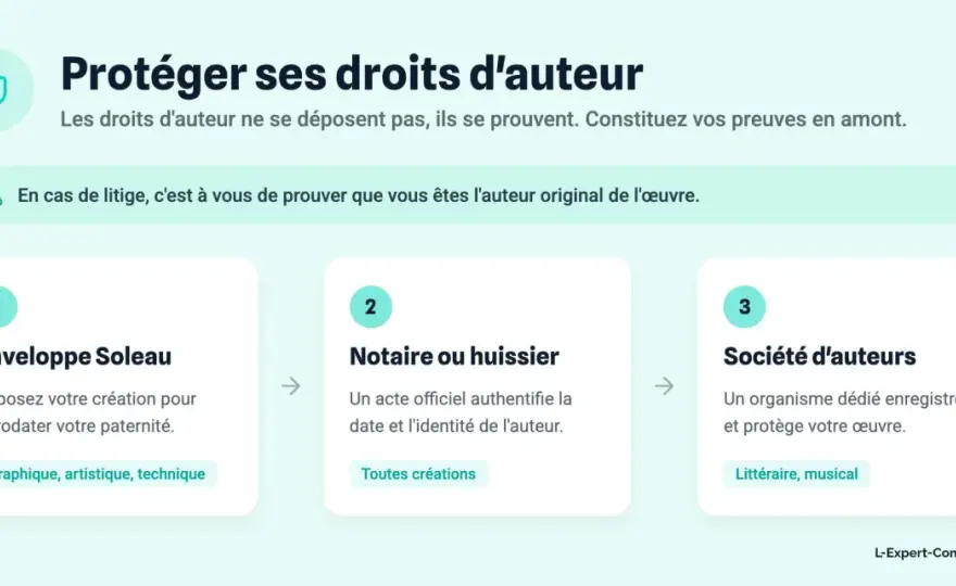 Droit d'auteur France - Protéger votre œuvre simplement ?