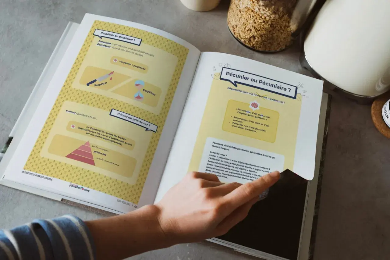 Un ebook explique la différence entre "perpétrer" et "perpétuer", et "pécuniaire" vs "pécunier".