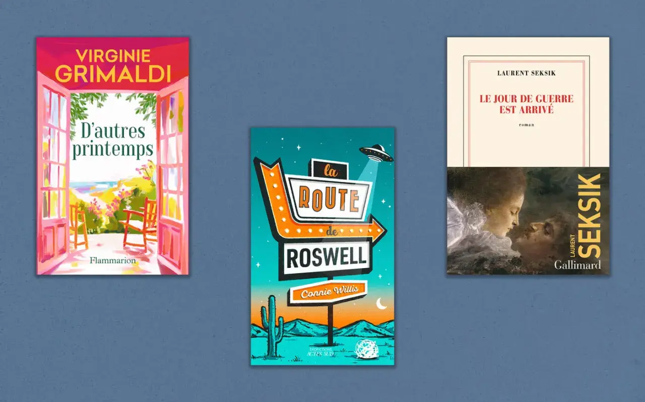 Une sélection de livres pour votre prochaine lecture : "D'autres printemps", "La Route de Roswell" et "Le Jour de Guerre est Arrivé".