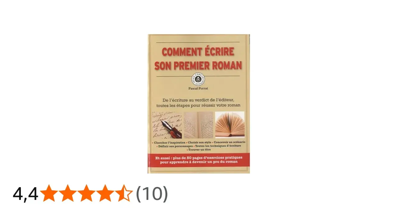 Guide pour écrire son premier roman et trouver un éditeur. Ce livre propose des conseils pour réussir son œuvre, de l'inspiration à la publication.